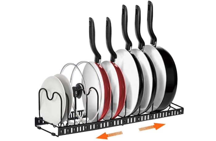 AHNR 10+ Pans and Pots Lid Organizer Rack Holder